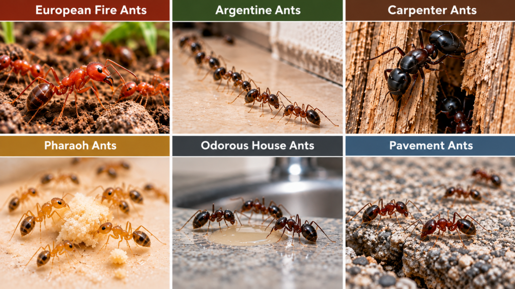 types of ants