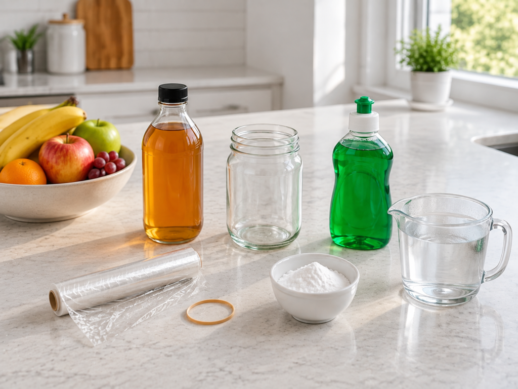 what you need to get rid of fruit flies