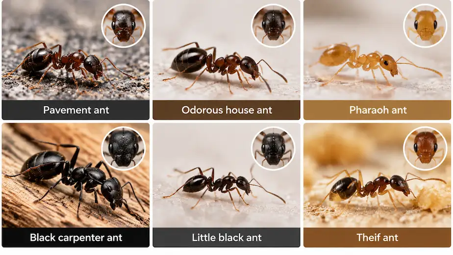 types of ants